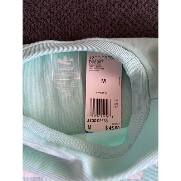 Adidas NWT J zoo  t-shirt dress w/ side snap button size medium - Picture 4 of 8